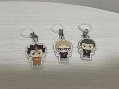 ハイキュー!! ふらっとめじるしアクセサリー ガチャガチャ 田中　西谷　月島