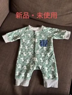 Birthday キルティング　キツネ柄ロンパース　ゲリラお値下げ中！