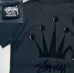 Old Stussy ステューシー 半袖Tシャツ 古着 クラウン 80s 90s
