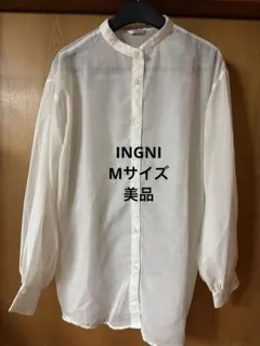 美品⭐︎INGNI ホワイトシャツ　長袖　Mサイズ