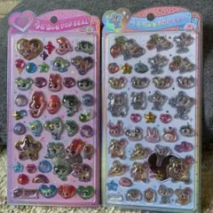 うるちゅるポップシール　パワーパフガールズ／エンジェルブルー2枚セット【正規品】