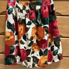 ♡エムズグレイシー♡　Sサイズ　秋服　お花柄バルーンスカート