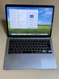 【美品】M1 MacBook Air 16GB 512GB スペースグレイ