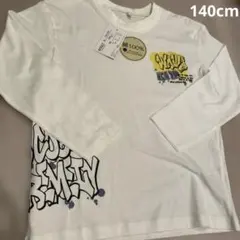 男児　グラフィックデザイン　ロンT 140cm