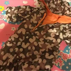 星柄迷彩風ロンパースアウター