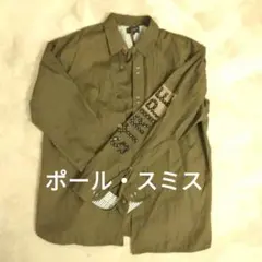 ★専用★Paul Smith Jeans ストライプ刺繍長袖シャツ L