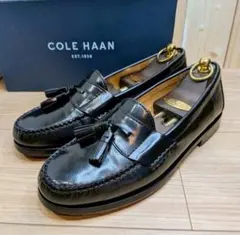COLE HAAN コールハーン フリンジ ローファー(8)革靴 バーガンディー