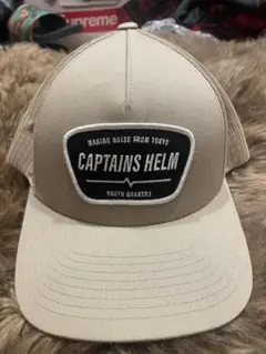 CAPTAINS HELM ベージュ トラッカーキャップ