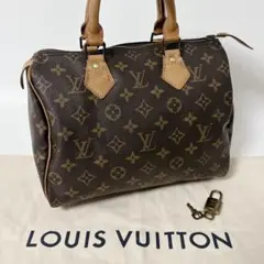 【美品】ヴィトン モノグラム スピーディ25 ボストンバッグ 内ポケット付