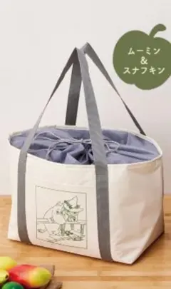 【未開封】ムーミン　ポケット付き 保冷ショッピングバッグ