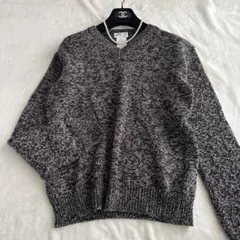90s agnes.b ジップアップニットセーター グレー　フランス製 2025年最新】Agnes b メンズ ニット・セーターの人気アイテム