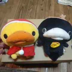 平成レトロ　かものはしかも　クリスマススタイル ぬいぐるみ　サンエックス