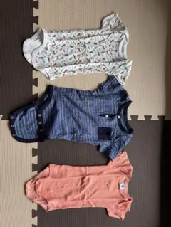 プチバトー　肌着　ボディスーツ 3点セット 18-24ヶ月