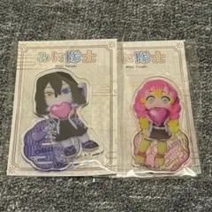 鬼滅の刃 アニプレックス みに隊士 甘露寺蜜璃 アクスタ 缶バッジ