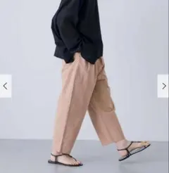 ご予約＊かぐれ kagure ウェザーワッシャーサルエルパンツ ピンクベージュ かぐれ kagure ウェザーワッシャーサルエルパンツ ピンクベージュ