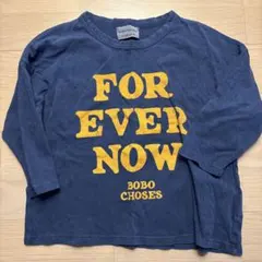 BOBO CHOSES ネイビー Tシャツ 2-3歳