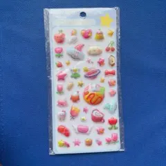 ぷっくり 立体 シール ステッカー デコ コラージュ シール帳 ファンシー ④