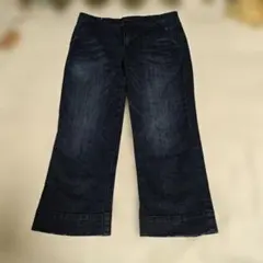 Gap WIDECROP COUOLAGE3/4ジーンズカプリクロップドMサイズのサムネイル