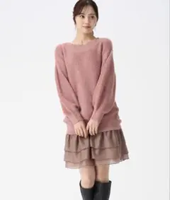 31 Sons de mode フリルスカート ブラウン
