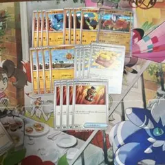 ポケモンカード メガルカリオデッキパーツ 進化ライン　まとめ売り