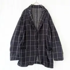 ​ユナイテッドアローズ ジャケット風カーディガン チェック モード レトロのサムネイル