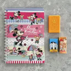 ディズニー 文房具セット ノート 消しゴム クリップ