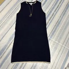 FOREVER 21 ノースリーブ ミニワンピース ネイビー