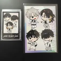핑크 하트 잼 POPUP SHOP 특전 일러스트 카드 체키 스타일 카드