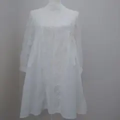 NMY チュニック丈シャツブラウス