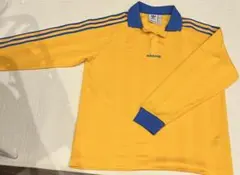adidas イエローポロシャツ 長袖　値下げ⭕️のサムネイル