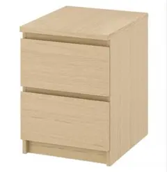【送込】IKEA MALM 5段チェスト 西宮市引取も可 イケア IKEA チェスト（引き出し×2） ホワイト 白 40x55cm