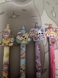 ラブブ ボールペン 4本セット