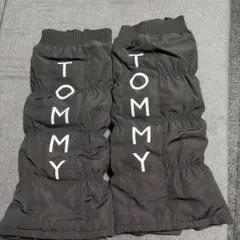TOMMY ブラック レッグウォーマー
