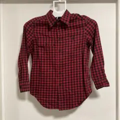 POLO RALPH LAUREN 赤黒チェック 長袖シャツ