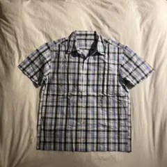 Cityboy 短丈 00s Blue check shirt ボックス