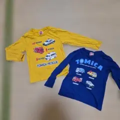 トミカ　はたらくくるま　長袖カットソー　100 2枚セット