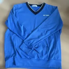 YONEX Mサイズ 青 Vネック 長袖ウェア