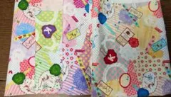 ハンドメイド資材 オックス生地 はぎれ バンビ ハリネズミ リス 女の子向け