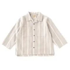 petit main 開襟長袖シャツ