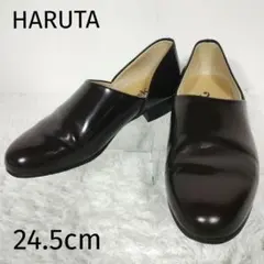 HARUTA　ハルタ　spock　スポックシューズ　24.5cm　ブラウン　日本
