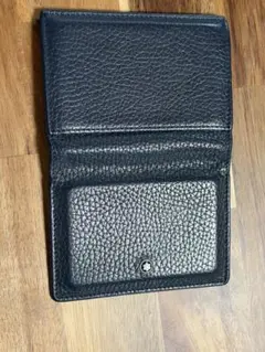 MONTBLANC 名刺入れ ブラック レザー ドイツ製 - メルカリ