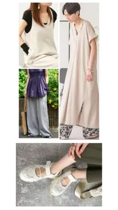 格安♡４点衣類まとめ売りセット♡フリークストアアメリカンホリック靴コーデ福袋