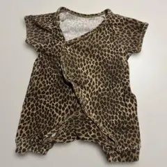 ヒョウ柄ロンパース サイズ60