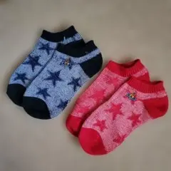 星柄✴デザイン✴ソックス 2足セット✴未使用✴サイズ　23cm～25cm