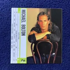 【新品】マイケル・ボルトン FM STATION カセットテープラベル① 付録