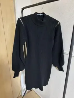 EMODA ブラックミニワンピース 長袖