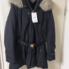 ZARA ファー付きダウンジャケット　L 新品未使用のサムネイル
