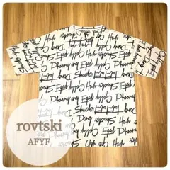 【美品】AFYF グラフィック ビッグTシャツ Fサイズ 完売品 ホワイトのサムネイル