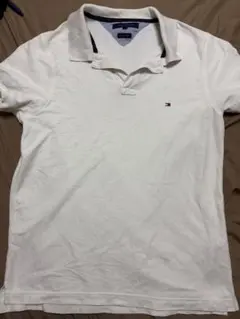 Tommy Hilfiger ホワイト ポロシャツ
