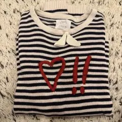 ZARA ストライプ 長袖ニット サイズ13-14